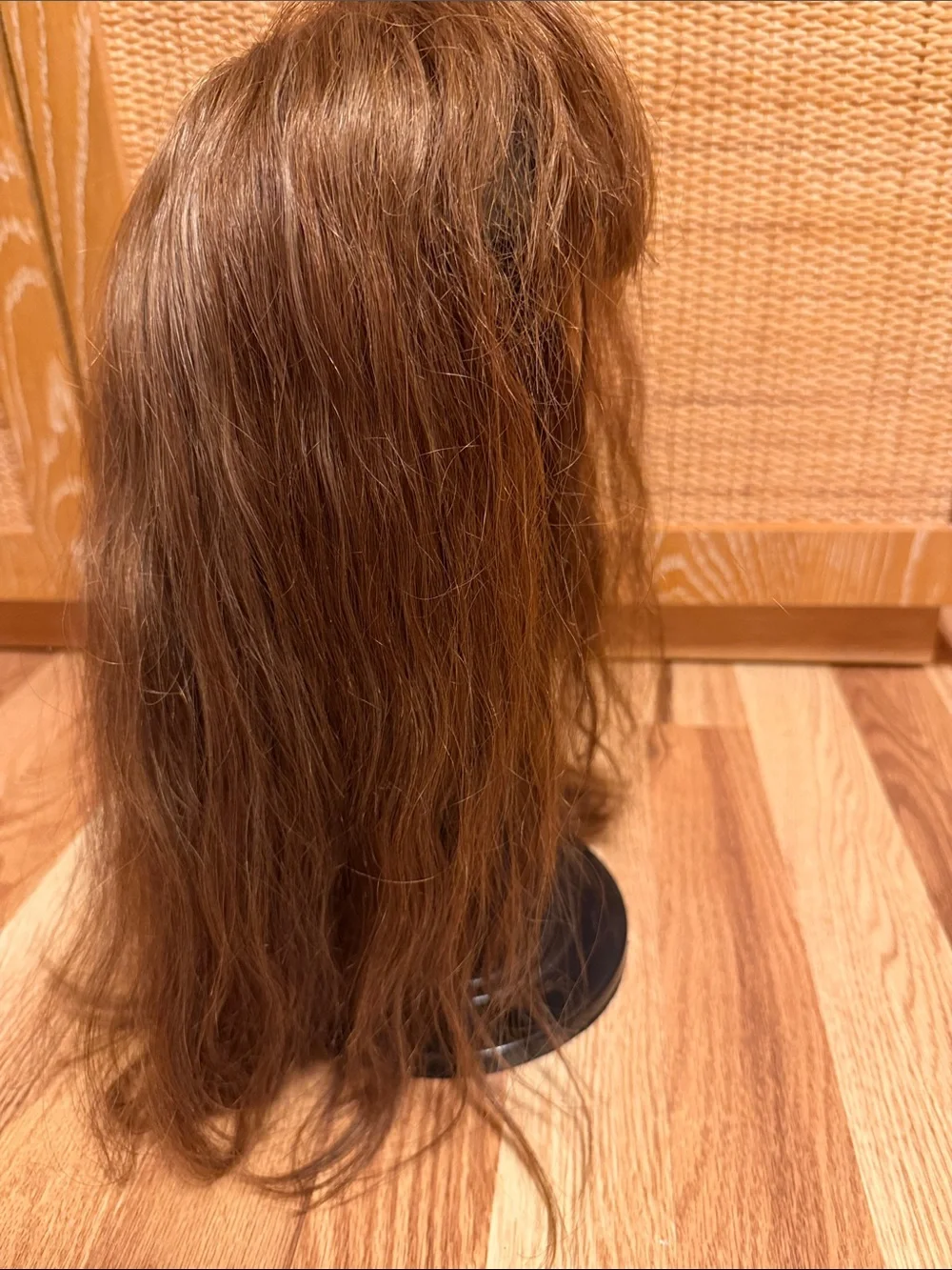 Natural Auburn Women’s Topper Soft Wavy Hair